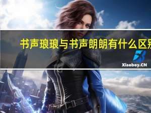 书声琅琅与书声朗朗有什么区别（书声琅琅和书声朗朗哪个对）