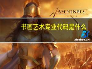 书画艺术专业代码是什么
