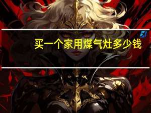 买一个家用煤气灶多少钱