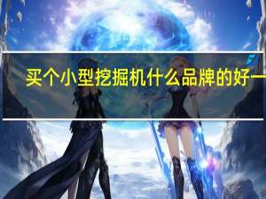 买个小型挖掘机什么品牌的好一些