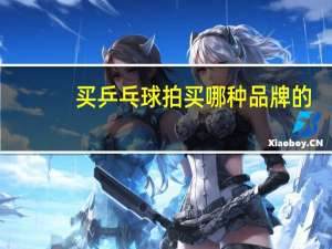 买乒乓球拍买哪种品牌的