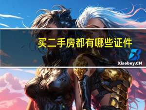 买二手房都有哪些证件