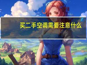 买二手空调需要注意什么