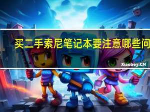 买二手索尼笔记本要注意哪些问题