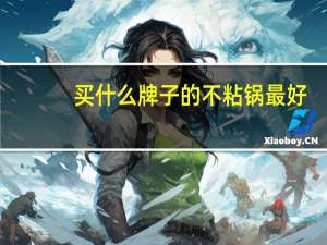买什么牌子的不粘锅最好