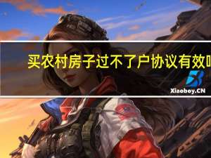 买农村房子过不了户协议有效吗