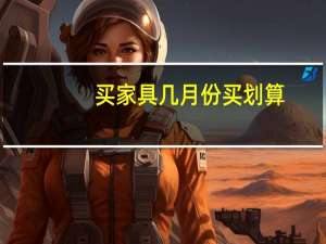 买家具几月份买划算