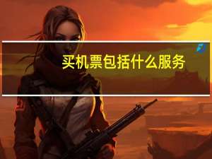 买机票包括什么服务