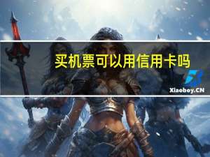买机票可以用信用卡吗