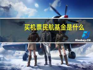 买机票民航基金是什么