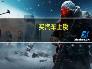 买汽车上税