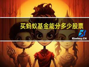 买蚂蚁基金能分多少股票