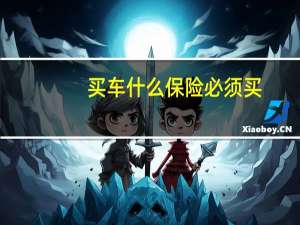 买车什么保险必须买