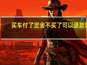 买车付了定金不买了可以退款吗