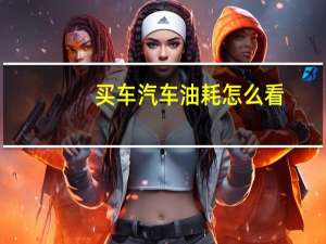 买车汽车油耗怎么看
