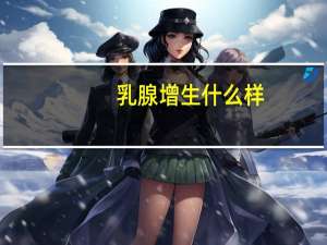 乳腺增生什么样