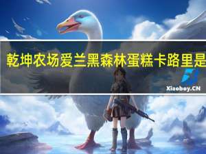 乾坤农场 爱兰黑森林蛋糕卡路里是多少