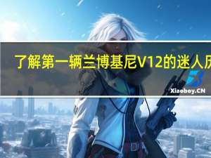 了解第一辆兰博基尼V12的迷人历史