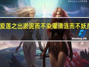 予独爱莲之出淤泥而不染濯清涟而不妖是什么意思（濯清涟而不妖是什么意思）