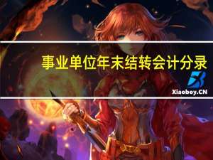 事业单位年末结转会计分录