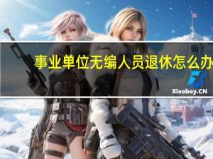 事业单位无编人员退休怎么办