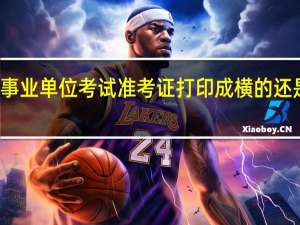 事业单位考试准考证打印成横的还是竖的（事业单位考试准考证打印入口）