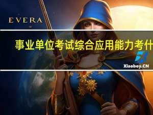 事业单位考试综合应用能力考什么