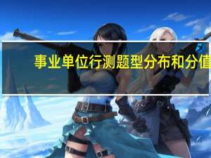 事业单位行测题型分布和分值