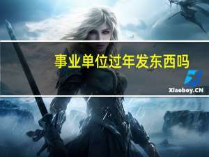 事业单位过年发东西吗