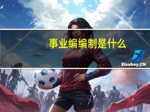 事业编编制是什么