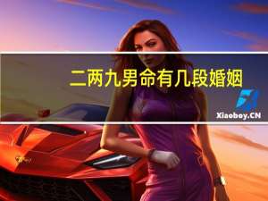 二两九男命有几段婚姻