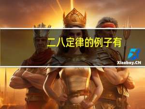 二八定律的例子有（二八定律的例子）