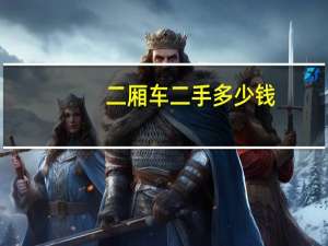 二厢车二手多少钱（excel划线）