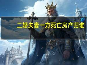 二婚夫妻一方死亡房产归谁