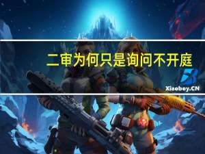 二审为何只是询问不开庭