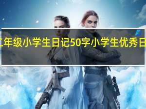 二年级小学生日记50字 小学生优秀日记大全