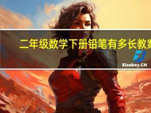 二年级数学下册 铅笔有多长教案