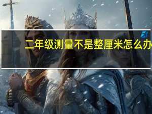 二年级测量不是整厘米怎么办