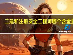 二建和注册安全工程师哪个含金量高