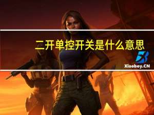 二开单控开关是什么意思