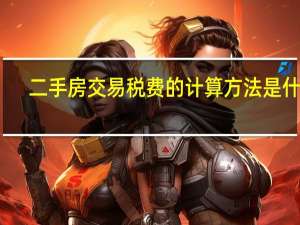 二手房交易税费的计算方法是什么