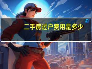二手房过户费用是多少