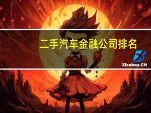 二手汽车金融公司排名