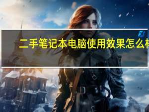 二手笔记本电脑使用效果怎么样