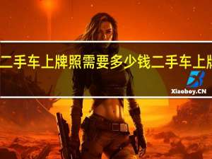 二手车上牌照需要多少钱 二手车上牌流程（二手车上牌照需要多少钱）
