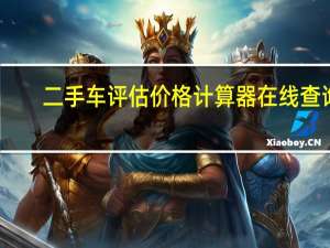 二手车评估价格计算器在线查询（二手车估价计算器在线查询(二手车估价计算器在线查询APP)）