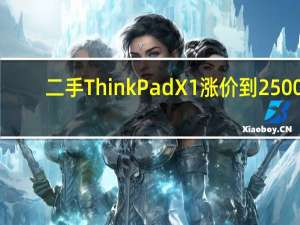 二手ThinkPad X1涨价到2500，经典到成收藏品了吗