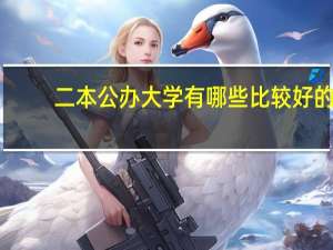 二本公办大学有哪些比较好的