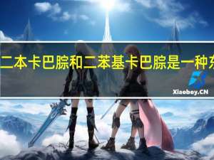二本卡巴腙和二苯基卡巴腙是一种东西吗