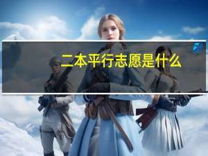 二本平行志愿是什么